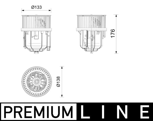 MAHLE Kupéfläkt AB 416 000P