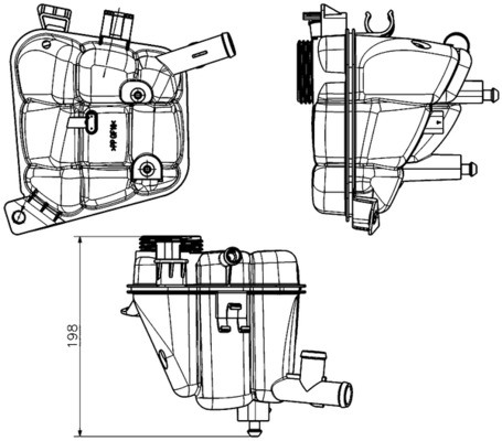 MAHLE Paisupaak,jahutusvedelik CRT 231 000S