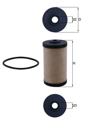 MAHLE Kütusefilter KX 43