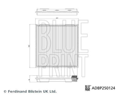 BLUE PRINT Filter,salongiõhk ADBP250124