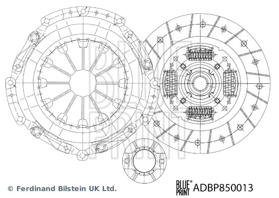 BLUE PRINT Sidurikomplekt ADBP300240