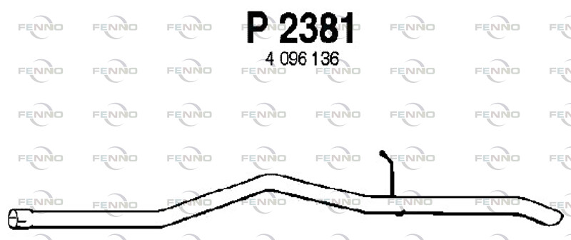 FENNO Avgasrör P2381