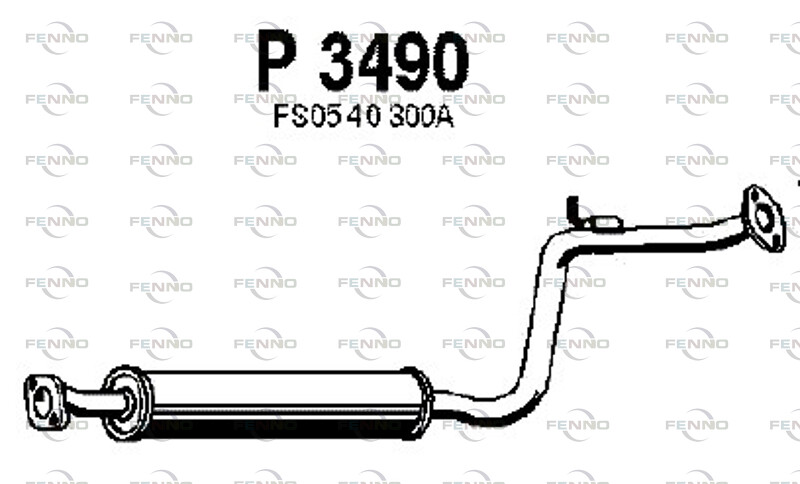 FENNO Keskiäänenvaimentaja P3490