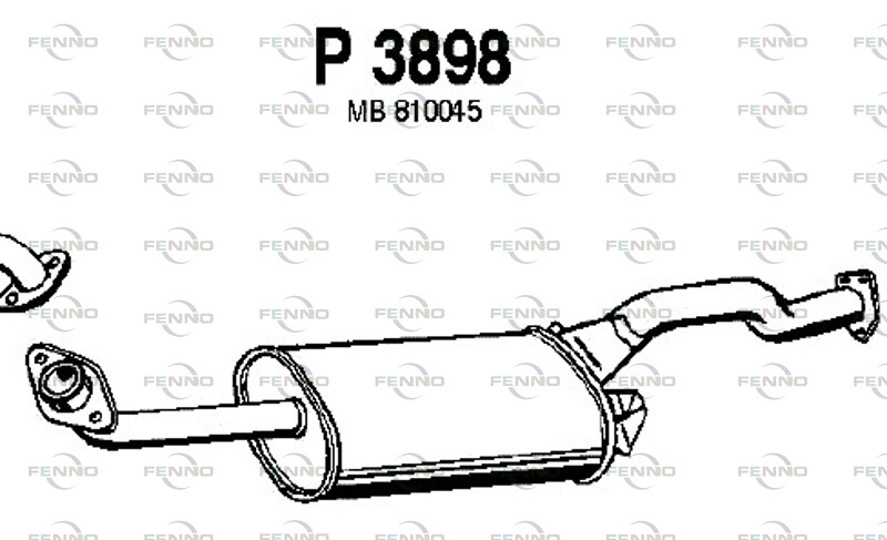 FENNO mittenljuddämpare P3898