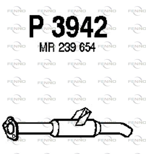 FENNO Bakre ljuddämpare P3942