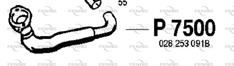 FENNO išleidimo kolektorius P7500