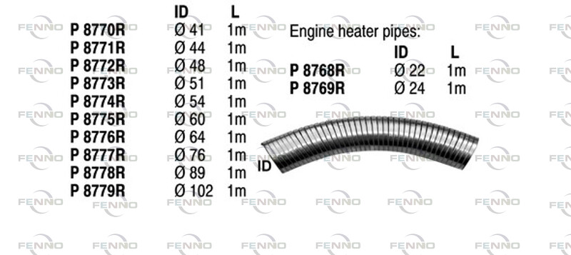 FENNO Flexitoru,väljalskesüsteem P8769R