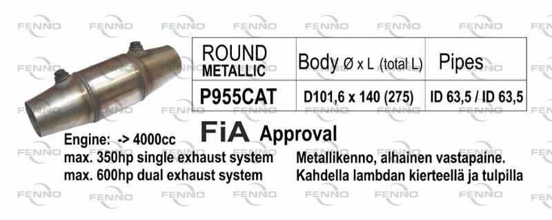 FENNO Katalüsaator P955CAT