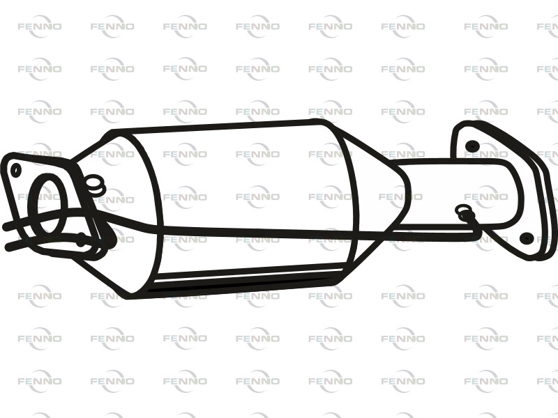 FENNO Sot-/partikelfilter, avgassystem P9924DPF