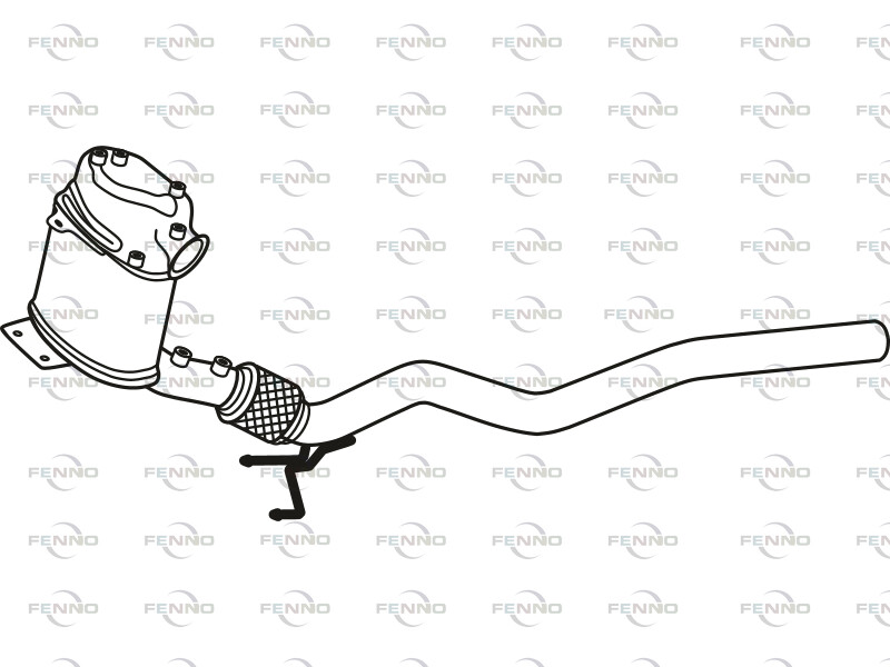 FENNO Sot-/partikelfilter, avgassystem P9992DPF