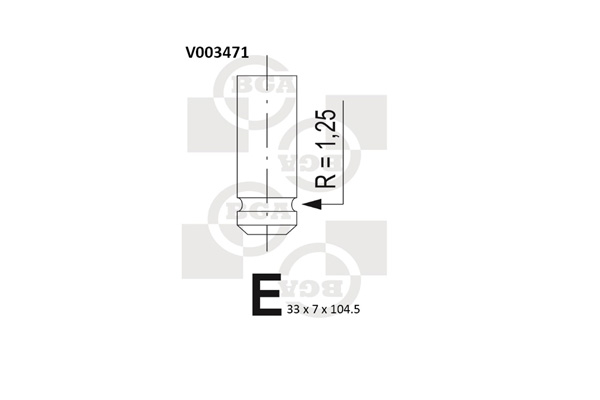BGA Zawór dolotowy V003471