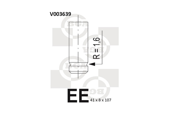 BGA Zawór dolotowy V003639