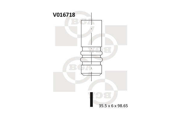 BGA Sisselaskeklapp V016718