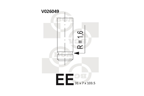BGA Zawór wydechowy V026049