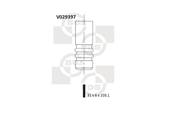 BGA Zawór dolotowy V029397