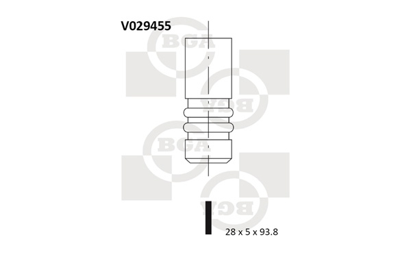 BGA Zawór dolotowy V029455