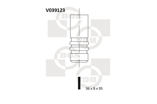 BGA Zawór dolotowy V039123
