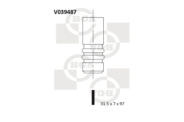 BGA Zawór wydechowy V039487
