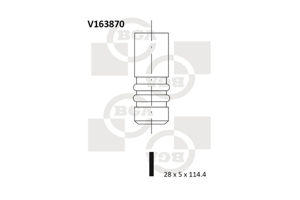 BGA Zawór dolotowy V163870