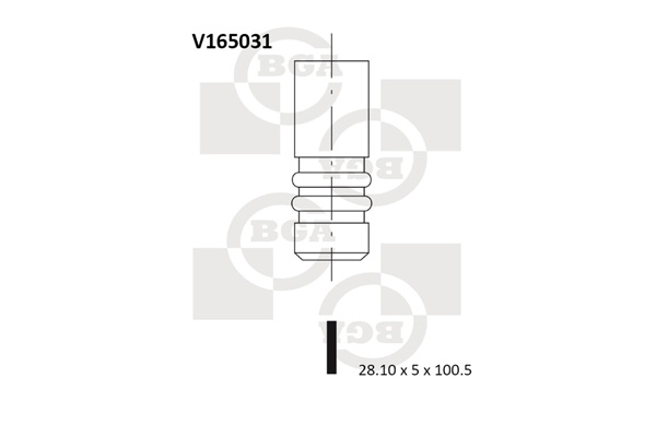 BGA Zawór wydechowy V165031