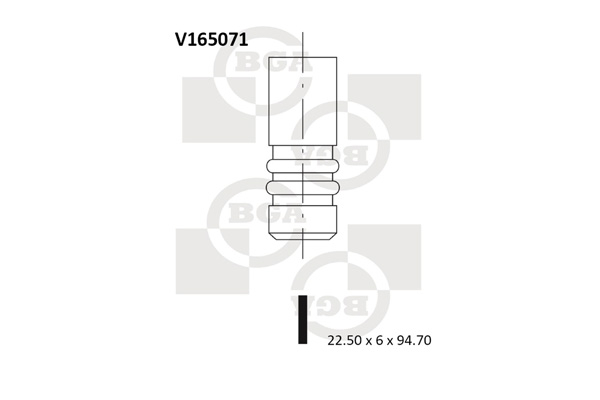 BGA Zawór wydechowy V165071