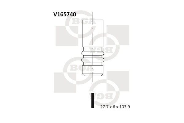 BGA Zawór dolotowy V165740