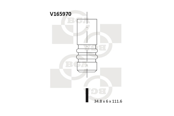 BGA Zawór dolotowy V165970