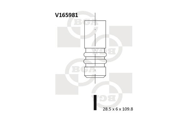 BGA Zawór wydechowy V165981