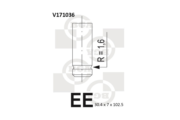 BGA Zawór dolotowy V171036