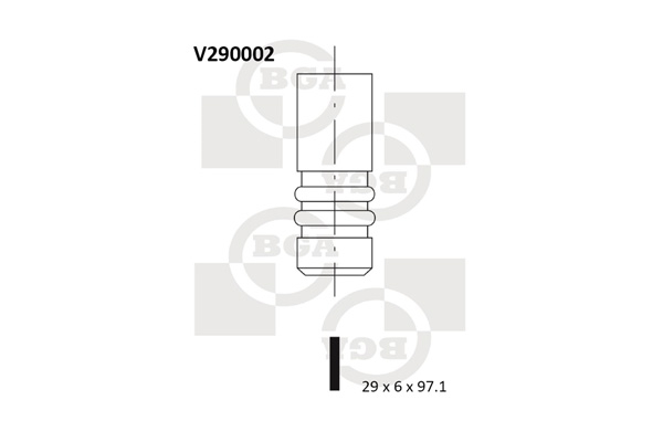 BGA Sisselaskeklapp V290002