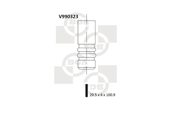 BGA įvado vožtuvas V990323