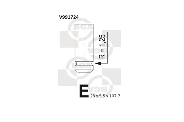 BGA Zawór wydechowy V991724