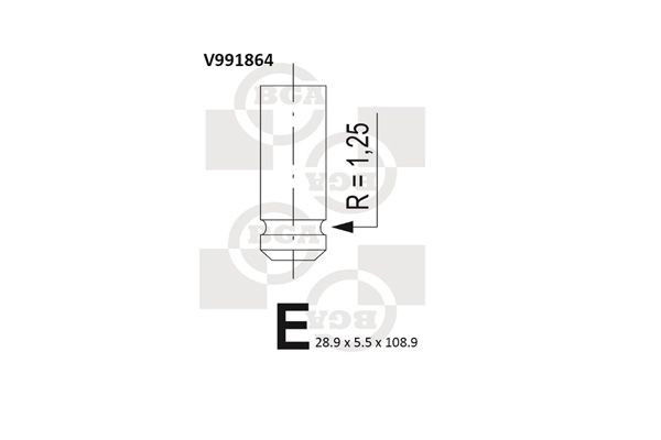 BGA Zawór wydechowy V991864