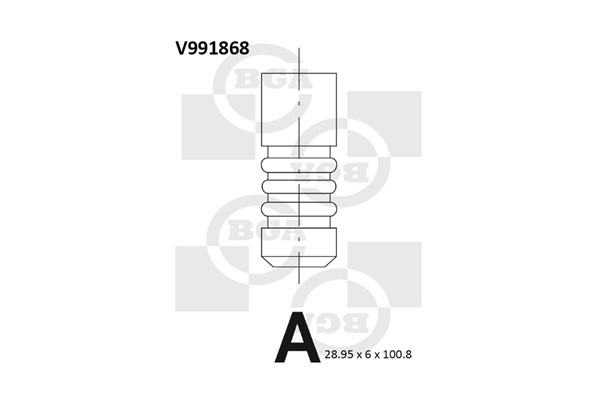 BGA Zawór wydechowy V991868