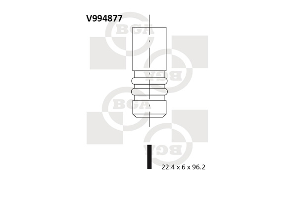 BGA Zawór wydechowy V994877