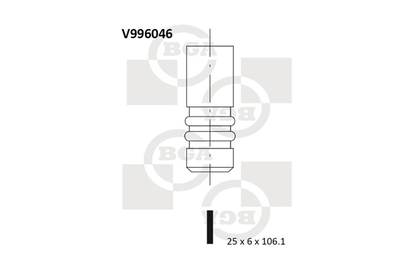 BGA Zawór wydechowy V996046