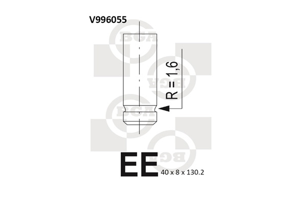 BGA Zawór dolotowy V996055