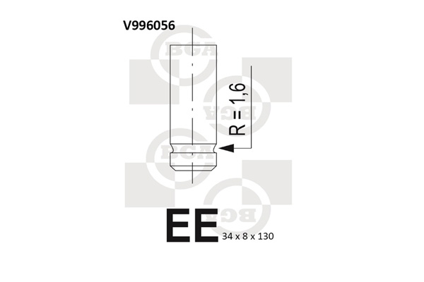 BGA Zawór wydechowy V996056