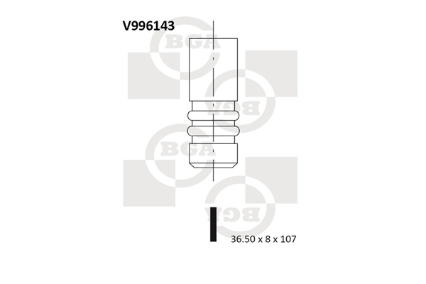 BGA Zawór dolotowy V996143