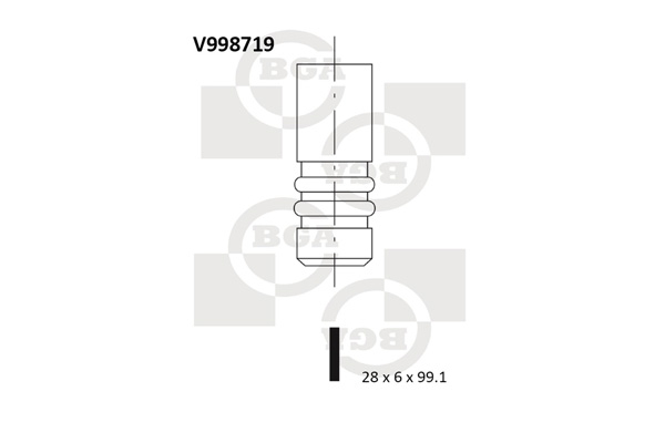 BGA Zawór wydechowy V998719
