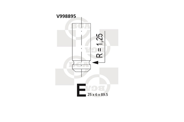 BGA Zawór wydechowy V998895