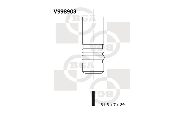BGA Zawór wydechowy V998903