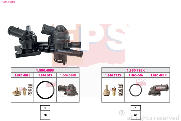 EPS termostatas, aušinimo skystis 1.879.959KK