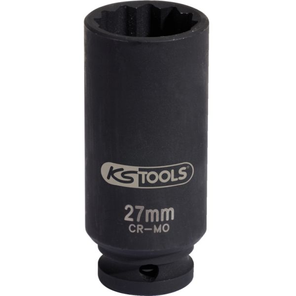 KS TOOLS Spetsiaalne veovõlli löökpadrun, 1/2", 27mm 150.1703