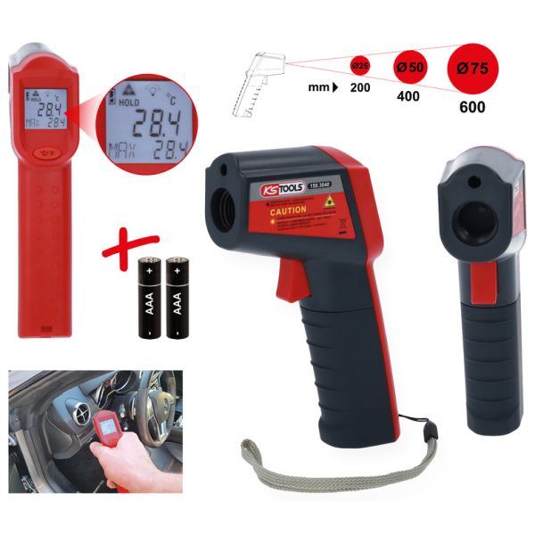 KS TOOLS Infrapunatermomeeter, -38°-520°C 150.3040