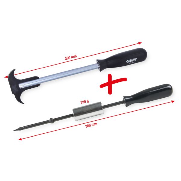 KS TOOLS Radiaalvõllitihendite eemalduskomplekt, 2 tk 150.3610