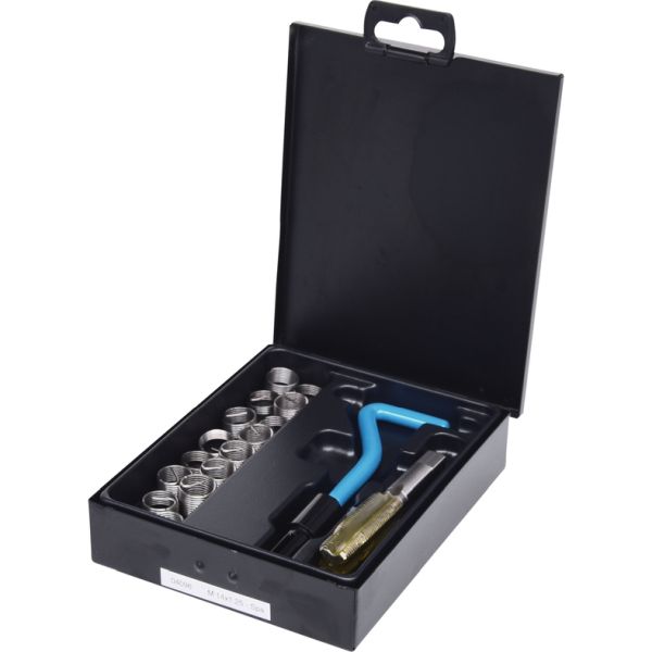 KS TOOLS Roostevabast terasest keermeparanduskomplekt M14x1,25mm, 17-osaline 150.6140