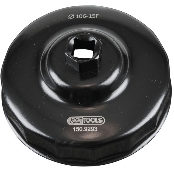 KS TOOLS 1/2" Õlifiltri kaane võti 106-15 150.9293