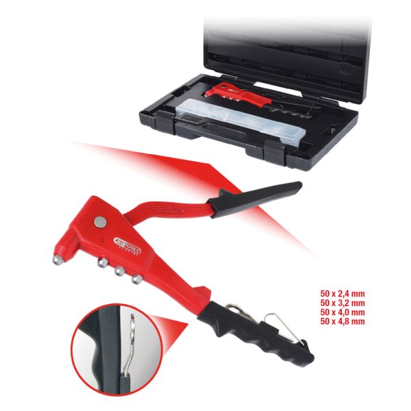 KS TOOLS Cęgi do nitów jednostronnie zamykanych 150.9520