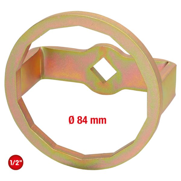 KS TOOLS Õlifiltrivõti 1/2", Ø 84 mm / 14 soont 150.9543